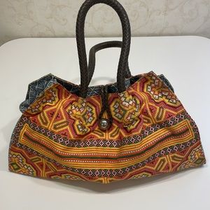 Plenty by Tracy Reese  Boho woven tote bag 0/S